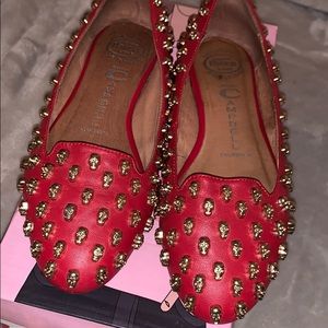 JEFFREY CAMPBELL SKULLTINI FLATS